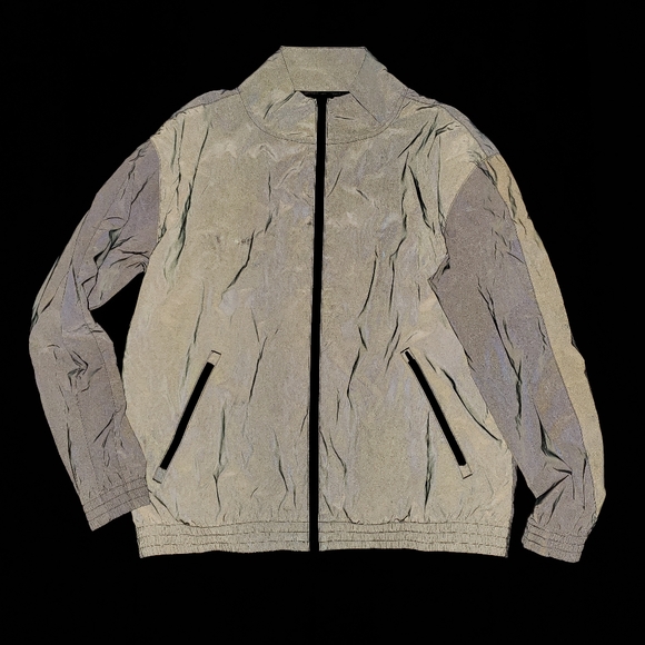 *CLOSET CLOSING 7/31* Tomboyx Highlight Reflective Windbreaker LC - Silver Small - Picture 4 of 9